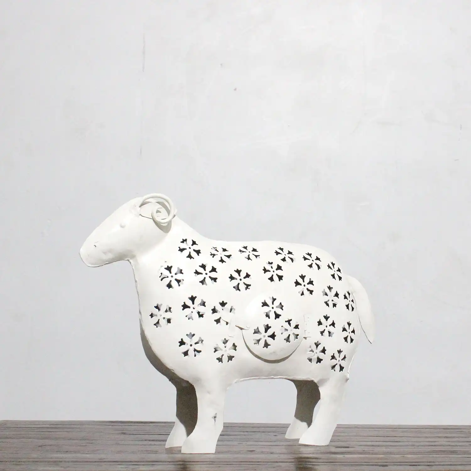 White Colored Decorative Sheep Shape Candle Holder - popular handicrafts